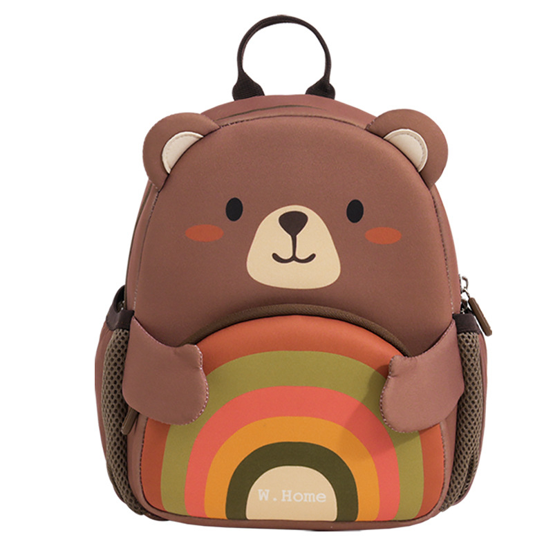 Lapse koolikott kaotustele vastu – hingav, ülilihtne, kulumiskindel, öine heijastus turvalisuse jaoks, loomamustriga