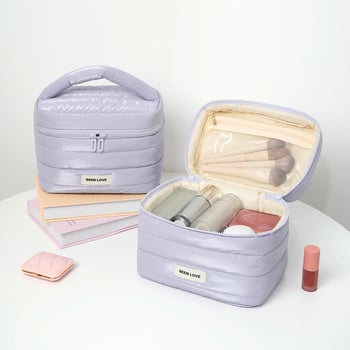 Beilian putna kozmetička torbica velikog kapaciteta, gradski jednostavan stil, vanjski materijal: down cloth, podstava: poliester + PVC