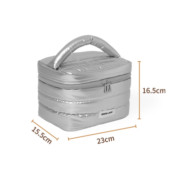 Beilian putna kozmetička torbica velikog kapaciteta, gradski jednostavan stil, vanjski materijal: down cloth, podstava: poliester + PVC