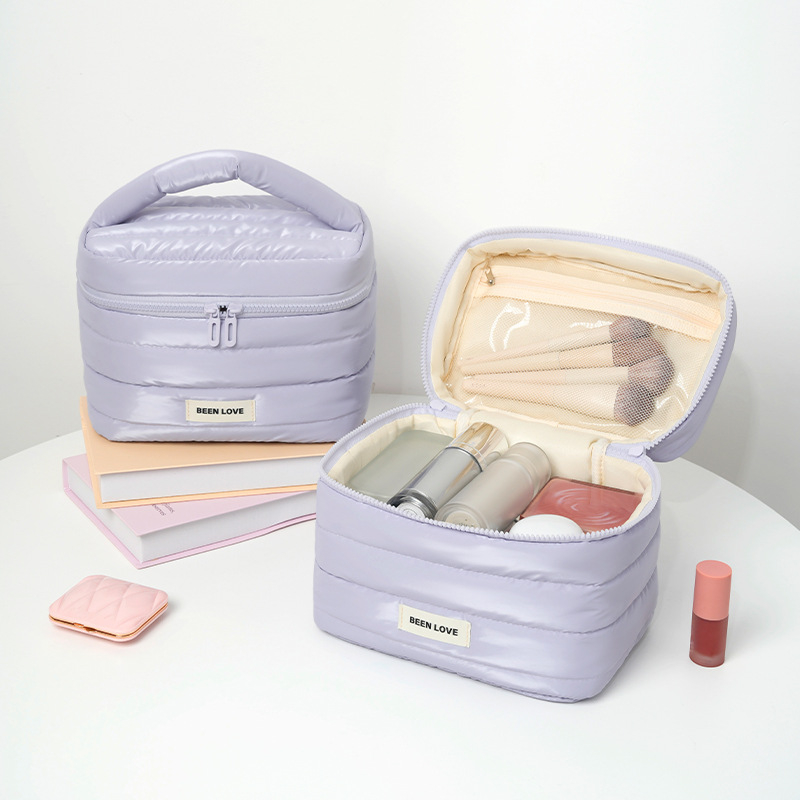 Beilian putna kozmetička torbica velikog kapaciteta, gradski jednostavan stil, vanjski materijal: down cloth, podstava: poliester + PVC