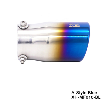 Secțiune din spate a sistemului de eșapament, oțel inoxidabil, universal, fixare cu șuruburi, modelele XH-MF010/XH-MF011