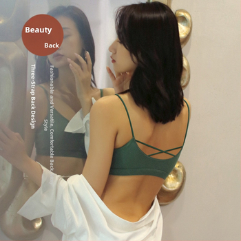 Naiste strapless top, 3/4 kupp, õhuke ülemine osa ja paks alumine osa, jaapani ja korea stiilid, suvi 2024