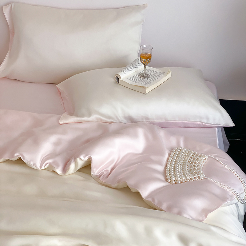 Keturių dalių patalynės komplektas, cheminis pluoštas, reaktyvus spausdinimas ir dažymas, šaltas jausmas, vasara 2025