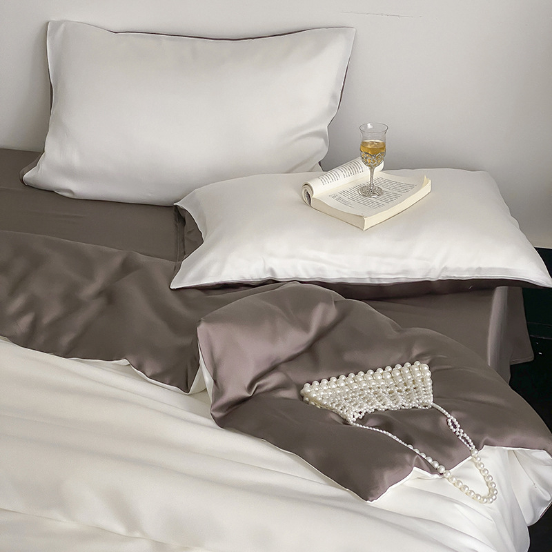 Keturių dalių patalynės komplektas, cheminis pluoštas, reaktyvus spausdinimas ir dažymas, šaltas jausmas, vasara 2025