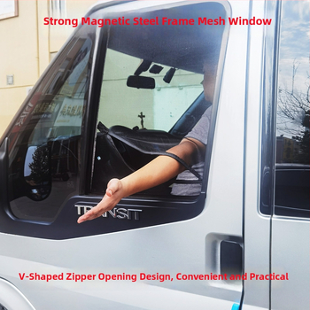 Automobilio uodų ekranas su magnetine plienos rėmu, tinklelis, skaidrus tipas, pakabinamas tipas, universalus pritaikymas