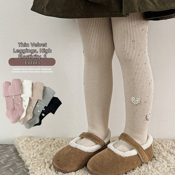 Meitenēm zeķubikses – drukāts raksts, kokvilna, plānas, augsta elastība, piemērotas vecumā 3–8 gadi