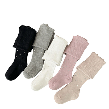 Dječje hulahopke za djevojčice – otisak, pamuk, tanke, visoka elastičnost, za uzrast 3–8 godina