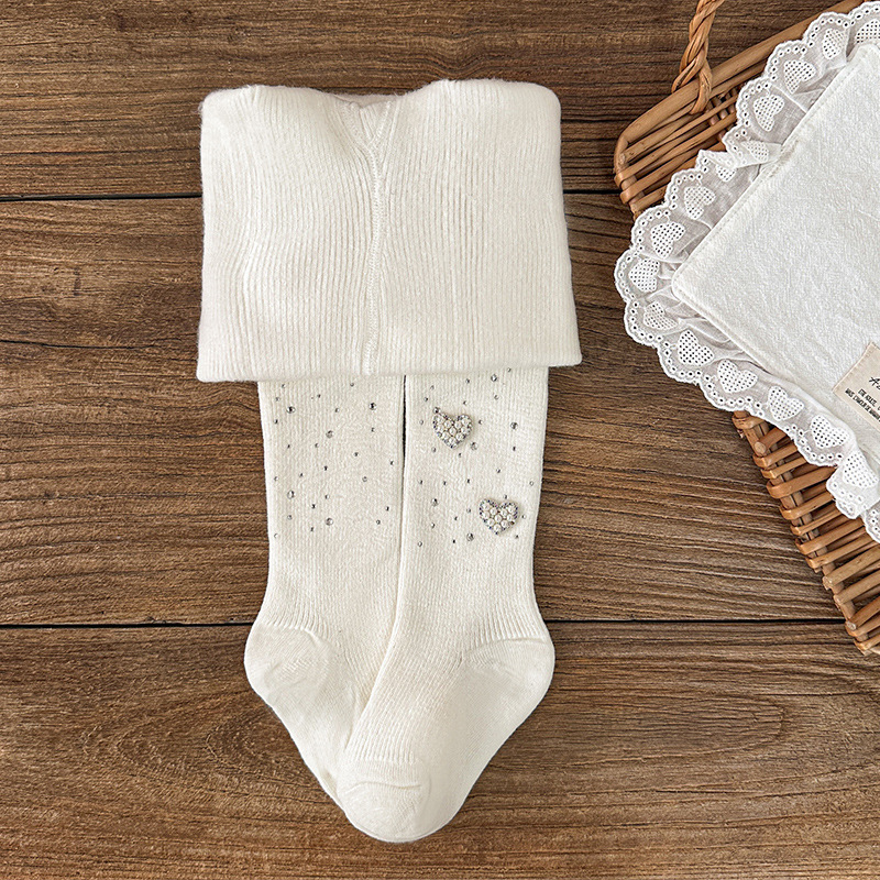 Dječje hulahopke za djevojčice – otisak, pamuk, tanke, visoka elastičnost, za uzrast 3–8 godina