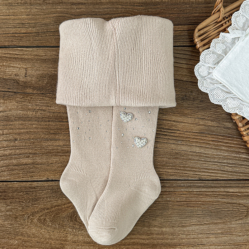 Dječje hulahopke za djevojčice – otisak, pamuk, tanke, visoka elastičnost, za uzrast 3–8 godina