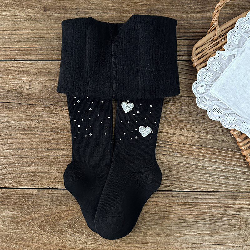 Dječje hulahopke za djevojčice – otisak, pamuk, tanke, visoka elastičnost, za uzrast 3–8 godina