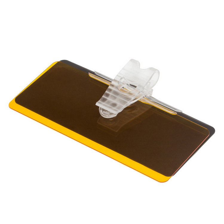 Auto vizir za sunce s anti-refleksijom, dan/noć, dvojefunkcijske naočale, PVC, ljepilo montaža, 280 g