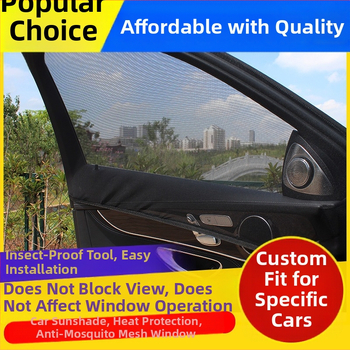 Automobilio moskitų tinklo skydelis su ventiliacija, permatoma kabinimo užuolaida, universali tinka, magnetinis tvirtinimas