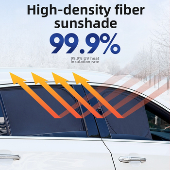 Emperor κουρτίνα σκίασης αυτοκινήτου με νανομονωτικό υλικό, παχιά και αδιαφανής, κρεμαστή, προσαρμοζόμενη