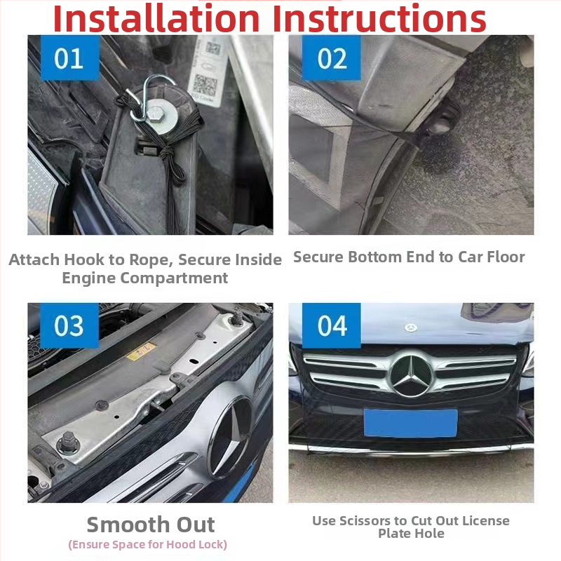 Automobilio variklio priešinsektinis apsauginis tinklas centrinei grožei, tinklelis, matmenys 113×75 cm, suderinamas su visais modeliais