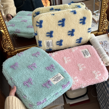 iPad tableti kott, plüüsi materjal, naistele, talv 2024