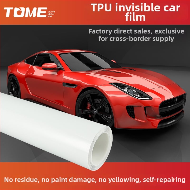 TPU zaštitni film za cijeli karoseriju automobila, proziran, visoka adhezija, pogodan za automobile, motocikle i EV
