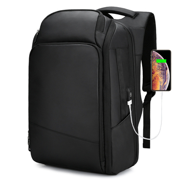 Name Deer rucsac business pentru laptop, capacitate 36-55L, material Oxford, impermeabil, antifurt, curea cu Air Cushion