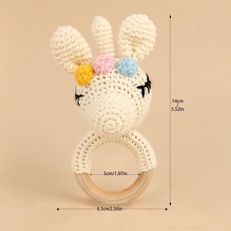 Комплект подаръчна кутия за бебе – 95% памук, меки животински дрънкалки за гризане, мултикомпонентен набор за новородени (0–12 месеца)