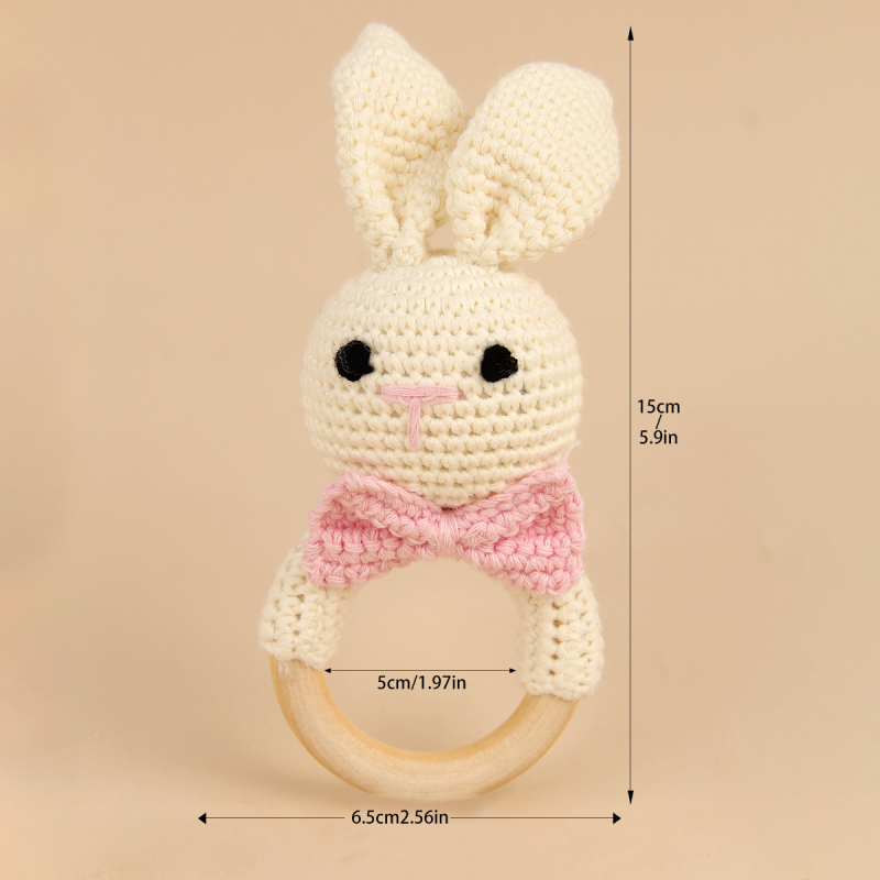 Комплект подаръчна кутия за бебе – 95% памук, меки животински дрънкалки за гризане, мултикомпонентен набор за новородени (0–12 месеца)