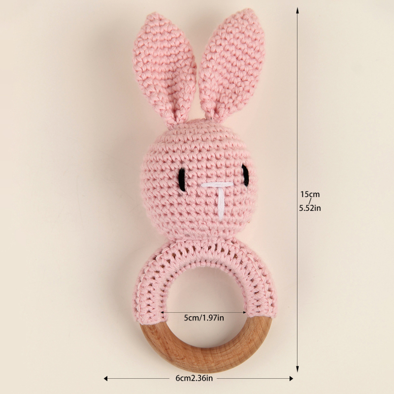 Комплект подаръчна кутия за бебе – 95% памук, меки животински дрънкалки за гризане, мултикомпонентен набор за новородени (0–12 месеца)