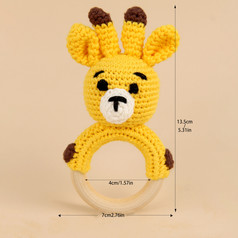 Комплект подаръчна кутия за бебе – 95% памук, меки животински дрънкалки за гризане, мултикомпонентен набор за новородени (0–12 месеца)