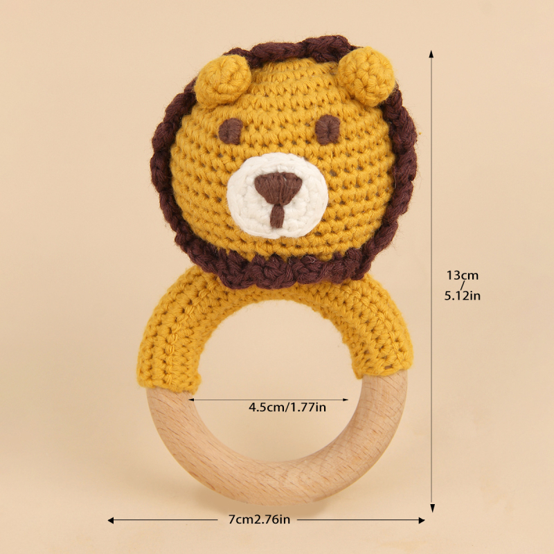 Комплект подаръчна кутия за бебе – 95% памук, меки животински дрънкалки за гризане, мултикомпонентен набор за новородени (0–12 месеца)