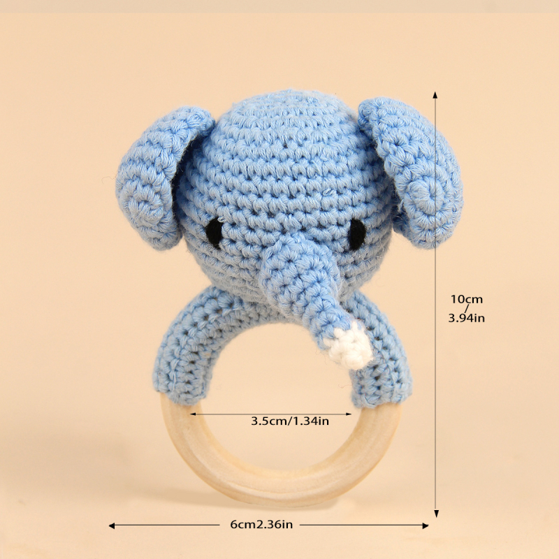 Комплект подаръчна кутия за бебе – 95% памук, меки животински дрънкалки за гризане, мултикомпонентен набор за новородени (0–12 месеца)