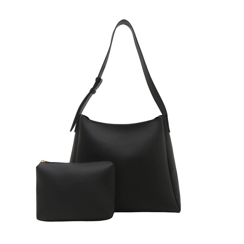 PU tote kott tõmblukuga, polüestervooder, horisontaalne ruudukujuline kuju, sisemine tõmblukukott, üks õlarihm, igapäevaseks kasutamiseks, suvi 2025