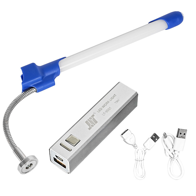 Rankinė darbo lemputė automobilių remontui su LED, magnetinė bazė, įkraunama, universalus naudojimas