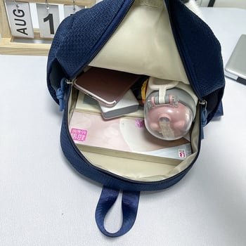 Panda fejű gyerek hátizsák – nylon, uniszex, iskolai használatra, állat mintázat