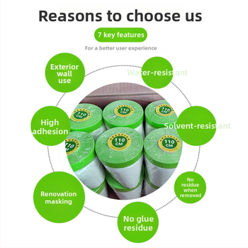 Maskirajuća folija za vanjske zidove (Bucket Tape serija) – duljina 25 m, snažno prianjanje, prilagodljiva obrada