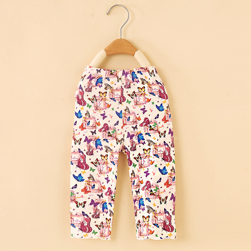 Colanți pentru fetițe Milk Silk, vară, vârstă 3–8 ani, croială cropped, potriviți pentru toate ținutele