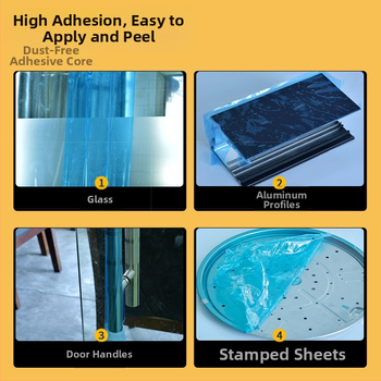 PE zaštitna folija – viskozna auto zaštitna folija, debljina 0,05 mm, PE podloga, ljepilo osjetljivo na pritisak, zaštita od prljavštine i ogrebotina