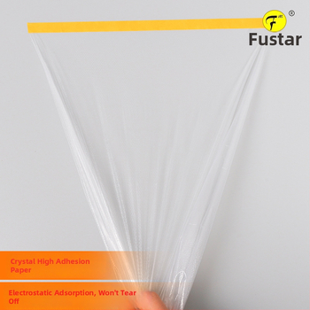 Foster jednokratna zaštitna maskirajuća folija za bojanje, debljine 0,6 mm, osnovni papir japanskog papira, kristalno ljepilo, proziran zaštitni film protiv prašine za kućnu dekoraciju