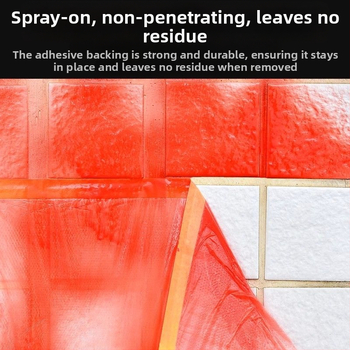 Zaštitni maskirajući film za prskanje boja s PE folijom i japanskim papirom; zaštita od prašine za automobile i namještaj. Širina 55–450 cm, duljina 6,5–20 m, prozirnost 80%, jaka adhezija.