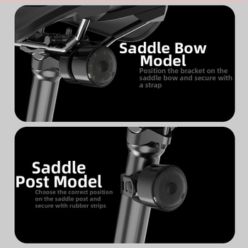 LED zadné svetlo na bicykel so senzorom, 2W, 300mAh, dosah do 50 m, vlastné logo