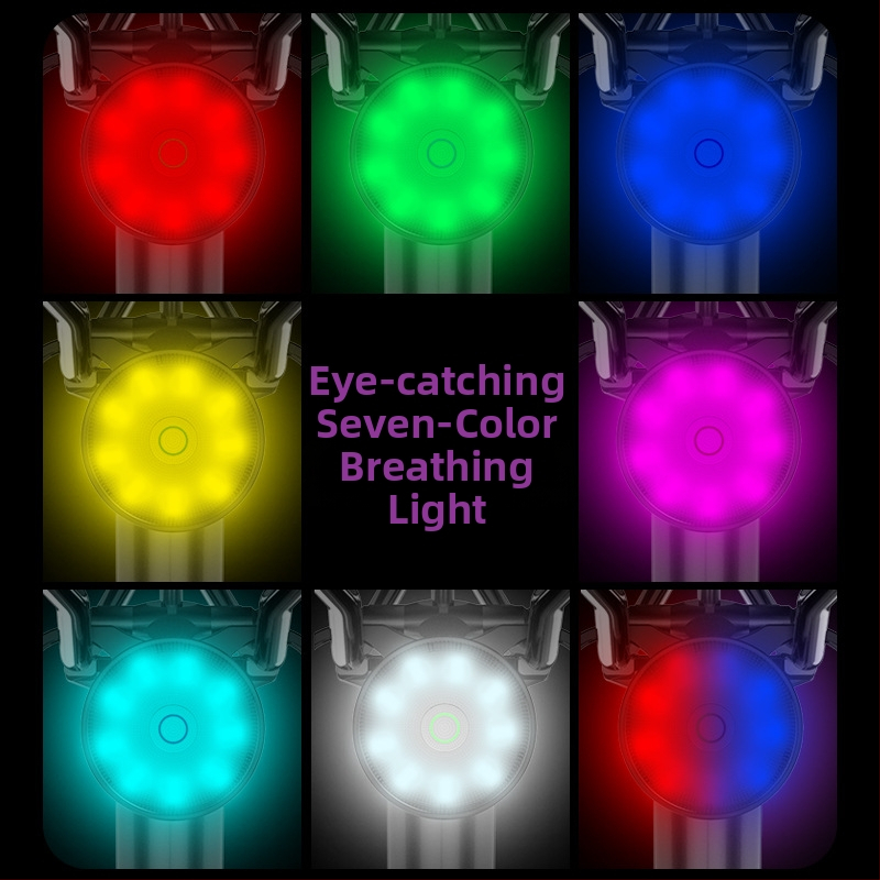 LED dviračio uodegos lemputė su jutikliu, 2W, 300mAh, nuotolis iki 50 m, pritaikomas logotipas