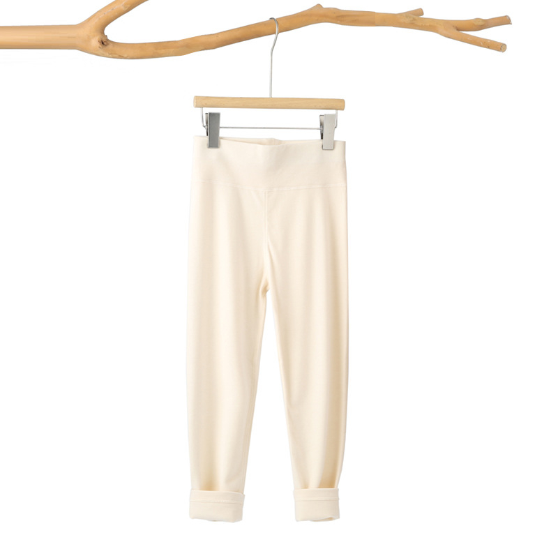 Set termic din modal pentru copii, unisex, antibacterian, potrivit pentru iarnă și toamnă, guler înalt