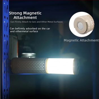 Kempinginė LED lemputė su teleskopiniu dizainu, 5V/10W, dviejų spalvų atmosferos apšvietimas, magnetinė darbo lempa