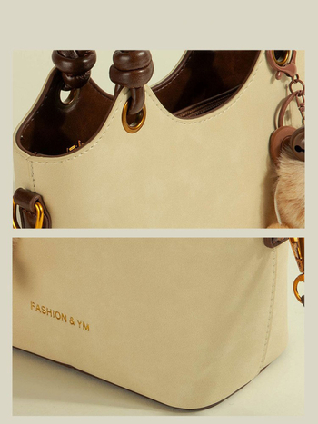 PU odos tote krepšys, didelis talpa, horizontalios kvadratinės formos, užtrauktukas, poliesterio vidus, 3D struktūruota