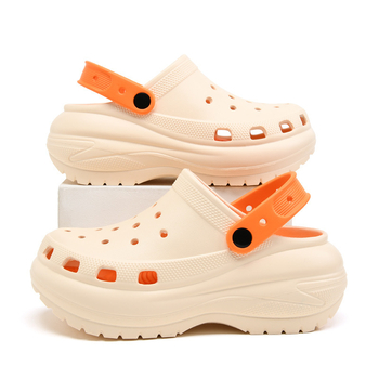 Дамски Crocs обувки от EVA, повдигане на височина 3–5 cm, антихлъзгащи, ежедневен стил