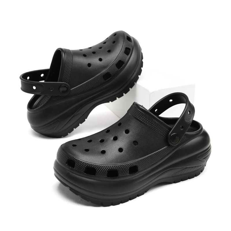 Дамски Crocs обувки от EVA, повдигане на височина 3–5 cm, антихлъзгащи, ежедневен стил