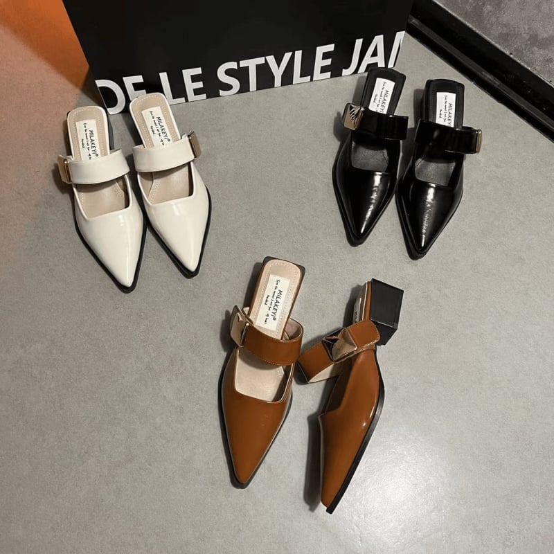 Naiste mülid terava ninaga, ülaosa: Super Fiber, talla: kumm, vooder puudub, kevad 2025