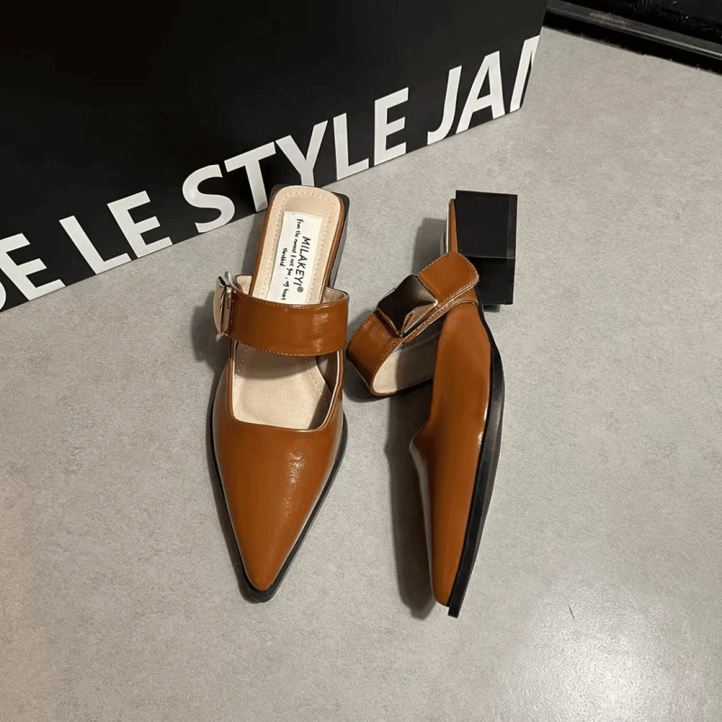 Naiste mülid terava ninaga, ülaosa: Super Fiber, talla: kumm, vooder puudub, kevad 2025