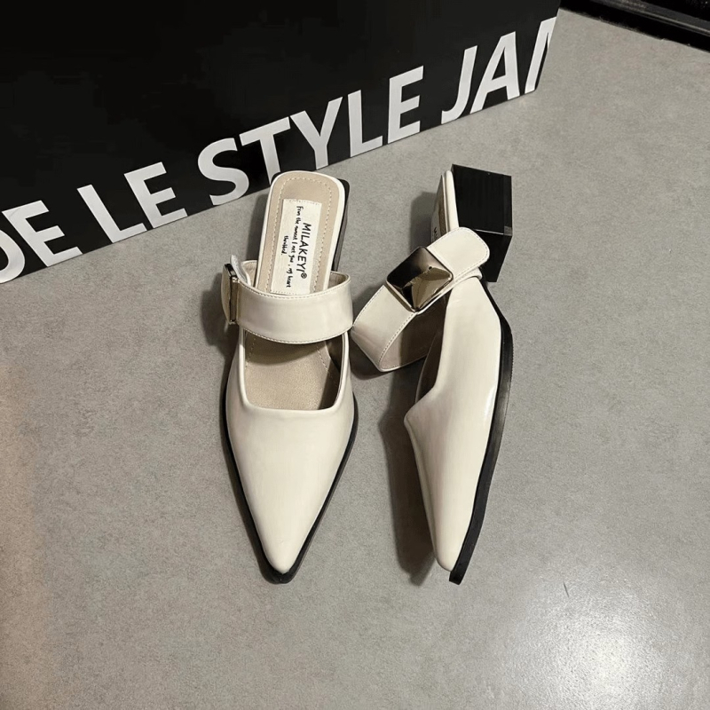 Naiste mülid terava ninaga, ülaosa: Super Fiber, talla: kumm, vooder puudub, kevad 2025