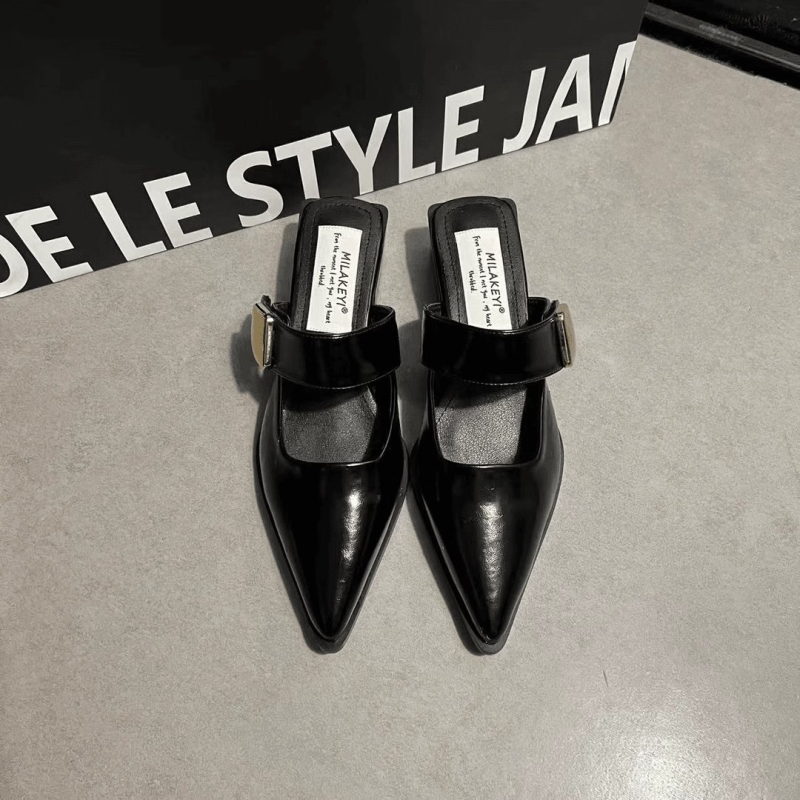 Naiste mülid terava ninaga, ülaosa: Super Fiber, talla: kumm, vooder puudub, kevad 2025