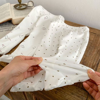 Beebide puuvillased sukkpüksid loomamustriga, täisjalaga, imavad niiskust ja vähendavad hõõrdumist, 1–3-aastastele