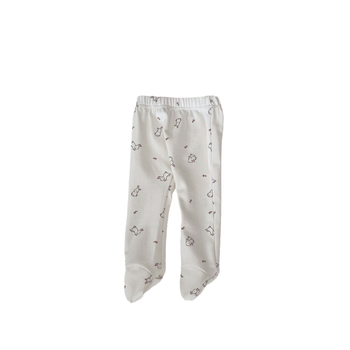 Beebide puuvillased sukkpüksid loomamustriga, täisjalaga, imavad niiskust ja vähendavad hõõrdumist, 1–3-aastastele