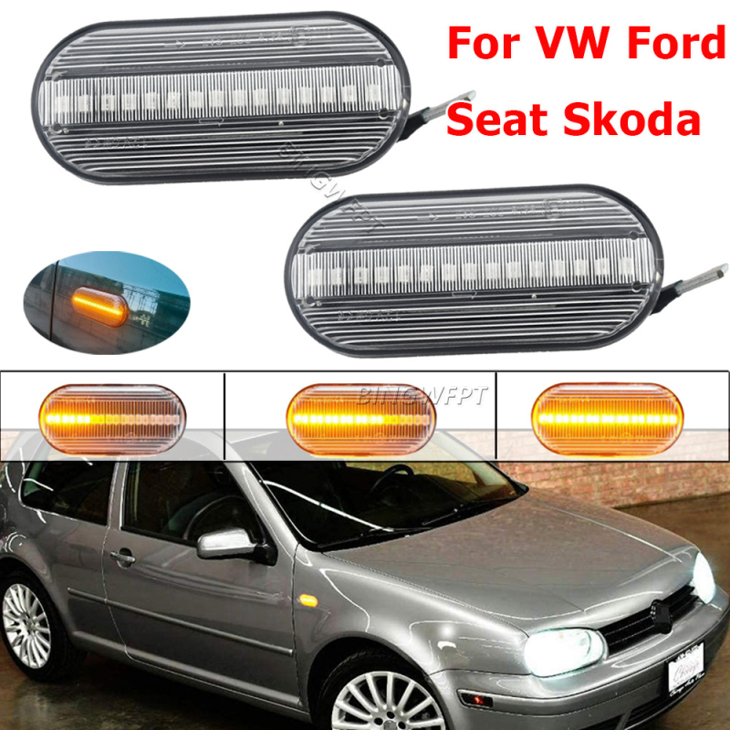 Странична светлина за сигнал и страничен мигач за VW и Ford модели | ABS | 12V | 5W