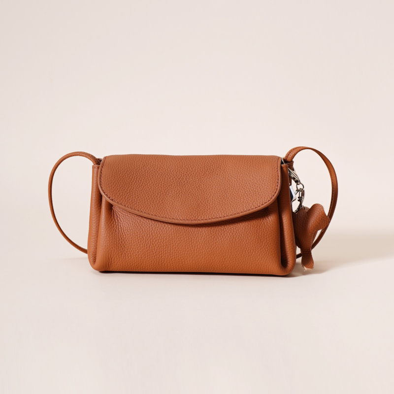 Női valódi bőr crossbody táska, mini, doboz formájú, felső réteg marhabőr, 2025 divat